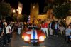 Antonio Ghini arriva a Taormina su Ferrari 265 GTB4 del 1970