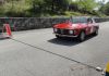 Una Alfa Romeo GTA 1300 Junior alla prima prova speciale