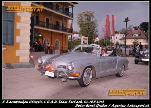 un momento dell'arrivo del 2012 al prestigioso Schlosshotel di Velden